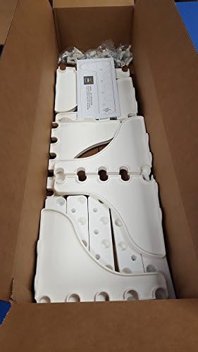 EZ Shelf-Expandable-Garage Shelf- -White- Easy to Install -Strong (up to 250 Lbs)- Wire Shelving Alternative –Wall Mounted Garage Shelf Organizer (White, 40.5"-225")