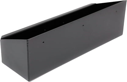 Extreme Max 5001.6455 Wall-Mount Aluminum 6-Quart Liquids Storage Shelf for Race Trailer, Garage, Shop, Enclosed Trailer, Toy Hauler - Holds Six 1-Quart (32 oz.) Bottles, Black