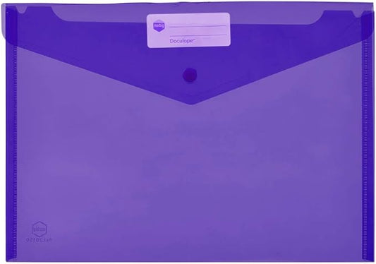 MARBIG(R) 2015019 Doculope A4 Document Wallet (Purple)