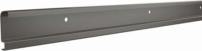 ClosetMaid ShelfTrack Nickel Hang Track Rail, Closet System Hardware, 40 in., Durable Steel for Closets, Pantries, Utility, Laundry