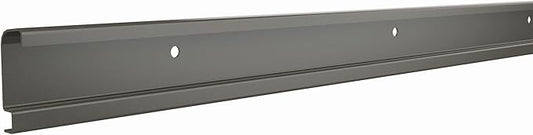 ClosetMaid ShelfTrack Nickel Hang Track Rail, Closet System Hardware, 40 in., Durable Steel for Closets, Pantries, Utility, Laundry