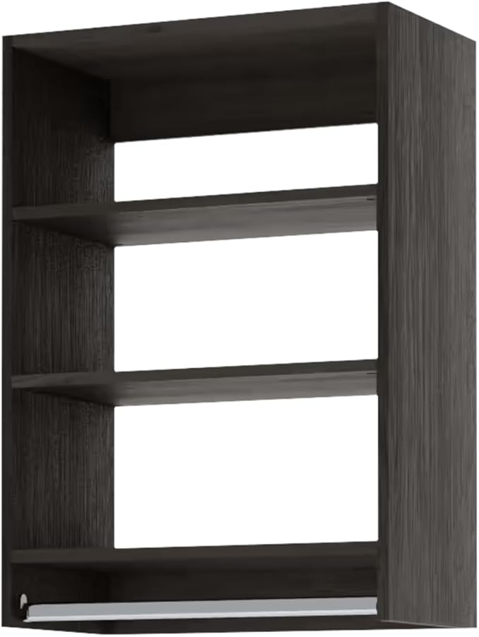 Medium Hanging Closet Unit - Modular Closet System For Hanging - Corner Closet System - Closet Organizers And Storage Shelves (Grey, 22.5 inches Wide) Closet Shelves