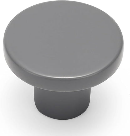 Ravinte 3 Pack Cabinet Knobs Grey Kitchen Cabinet Knobs Round Dresser Drawer Pulls Closet Door Pulls 1-1/5 Inch