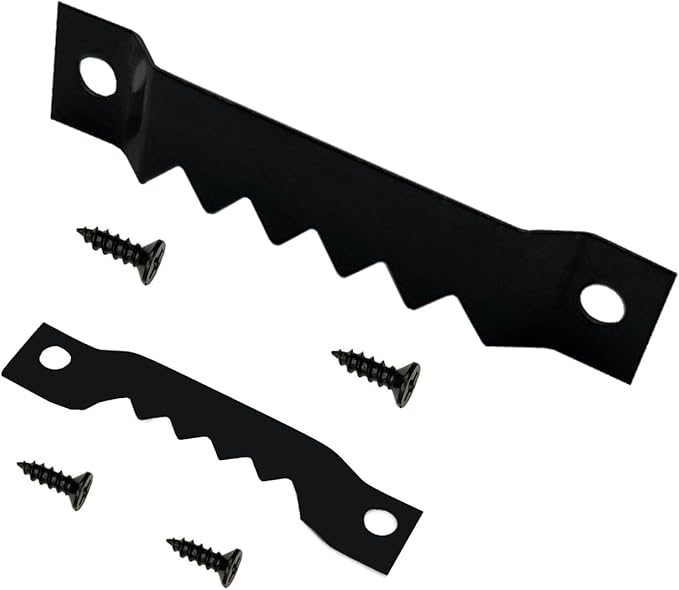 30 Pack Large Heavy and 30 Pack Small Sawtooth Picture Hangers Steel Picture Hangers with Screws Picture Hang Solutions, for Hanging Clock Paintings Artwork Picture Frame Hook Photos (Black)