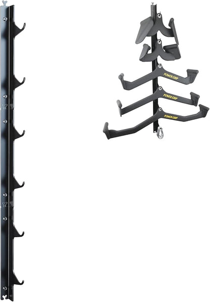 VAIIO lat pull down bar storage, One-piece molding gym storage wall organizer, Large-capacity storage gym storage rack, home gym organizer