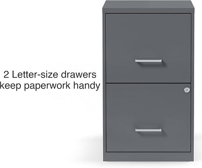 Staples Vertical File Cabinet for Letter/Legal Files, 2-Drawer
