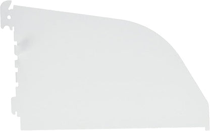 Wall Control Shelf Divider for 9in Deep Pegboard Shelf Assembly for use Pegboard and Slotted Tool Board – White