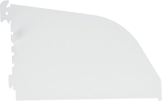 Wall Control Shelf Divider for 9in Deep Pegboard Shelf Assembly for use Pegboard and Slotted Tool Board – White