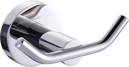 ARCORA Stainless Steel Towel Hooks: Chrome Towel Hooks for Bathroom Heavy Duty Robe Hook for Bathroom Bedroom
