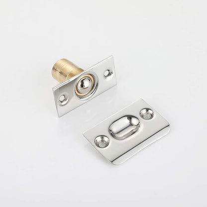 JQK Closet Ball Catch Door Hardware, Stainless Steel Catch Adjustable with Strike Plate, Chrome Finish 4 Pack, HBC100-CH-P4
