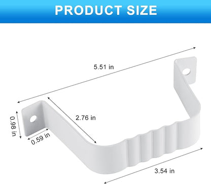 Downspout Adapter Gutter Downspout Strap 2pcs (2 inch x 3 inch)