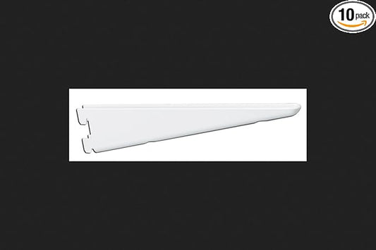 Knape & Vogt 182 WH14.5" 14-1/2" White Shelf Brackets