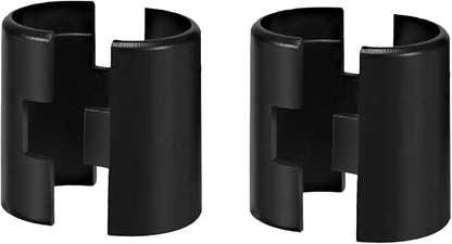 12.7mm Wire Shelf Clips – Jamiikury Black Plastic Shelf Lock Clips for Metric 12.7mm Posts Only – Check Size Before Purchasing - 20pcs (10 Pairs)