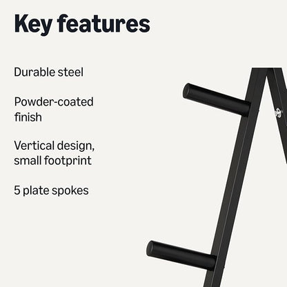Amazon Basics Weight Plate Tree Rack