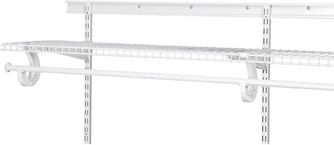 ClosetMaid 2800 ShelfTrack 12-Inch Standard, White (Pack of 2)