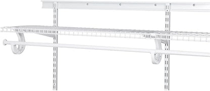 ClosetMaid 2800 ShelfTrack 12-Inch Standard, White (Pack of 2)