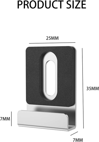 Metal Mirror Holder Clip Set, 4 Pcs Mirror Holder Clip Secure Wall Mount Brackets for Frameless Bathroom Mirrors, Glass Panels, Shelves for Home, Office, or Gym Mirrors