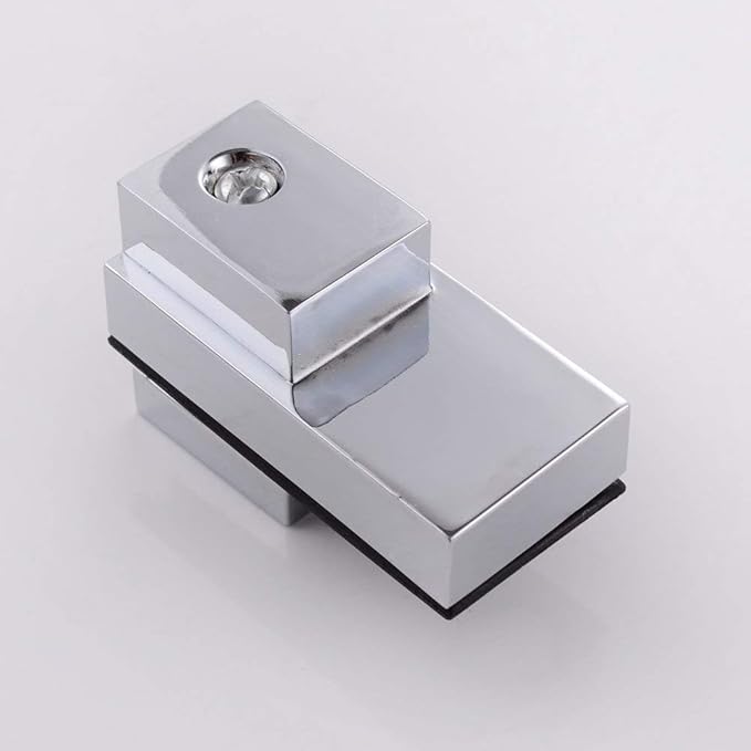 Wood/Glass Shelf Bracket for 0.2" to 0.6" Wood/Glass, Polished Chrome
