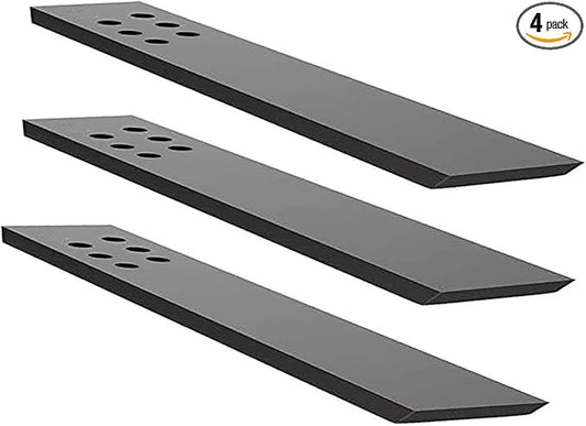 Countertop Support Bracket 3 Pack 18" Lx 2.5" W Hidden Black Knee Wall Support Countertop Bracket 3/8" Thick Heavy Duty for Quartz/Granite/Wood/Concret Countertops Screws Included