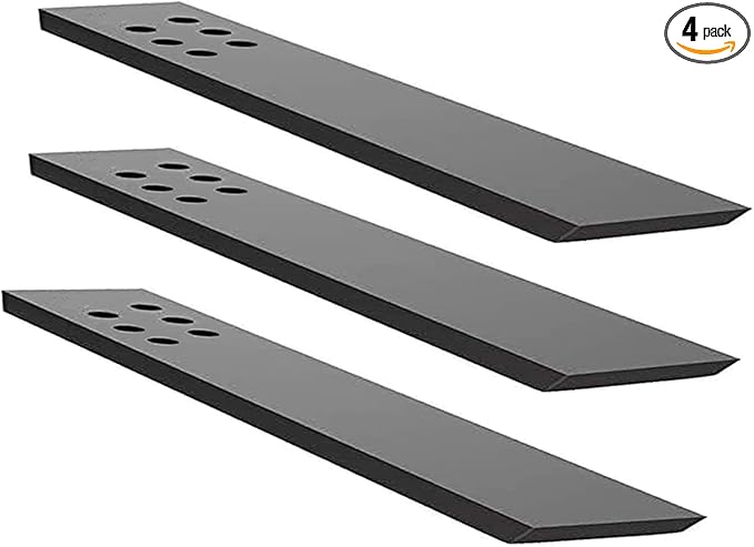Countertop Support Bracket 3 Pack 20" Lx 2.5" W Hidden Black Knee Wall Support Countertop Bracket 3/8" Thick Heavy Duty for Quartz/Granite/Wood/Concret Countertops Screws Included