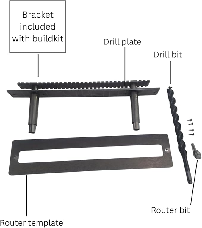 Floating Shelf Brackets - Sheppard Brackets - Easy Install - Heavy Duty (16 inch with Build Kit)