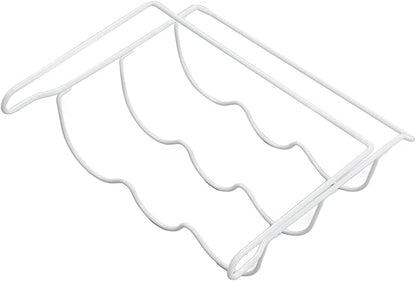 Fridge Wine Rack - Universal Refrigerator Bottle Holder Holds 3 Bottles, White, Inside Appliance