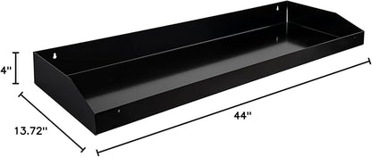 Buyers Products 1703000TRAY 44 Inch Black Powder Coated Carbon Steel Tray for 90-Inch Topsider Truck Box, No Notches