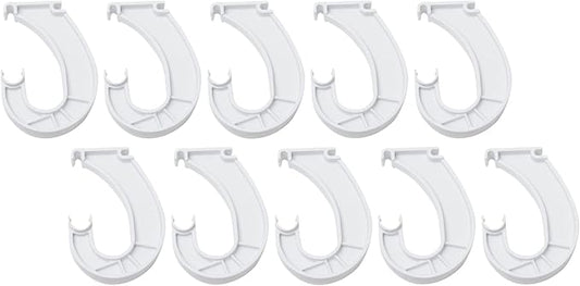 ClosetMaid 5629 Support for SuperSlide Hanging Bar, White 10 Pack