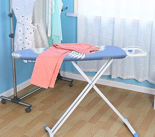 SheeChung Ironing Board Cover and Pad 15 x 49 Inch,Iron Board Cover with Elastic Edge & Adjustable Fastener,4 Layers Covers Resist Scorching and Staining Extra Thick Padding