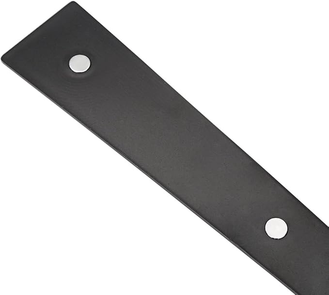 Magnetic Decorative Garage Door Curb Appeal Faux Hinges Handles Hardware Kit Color Black