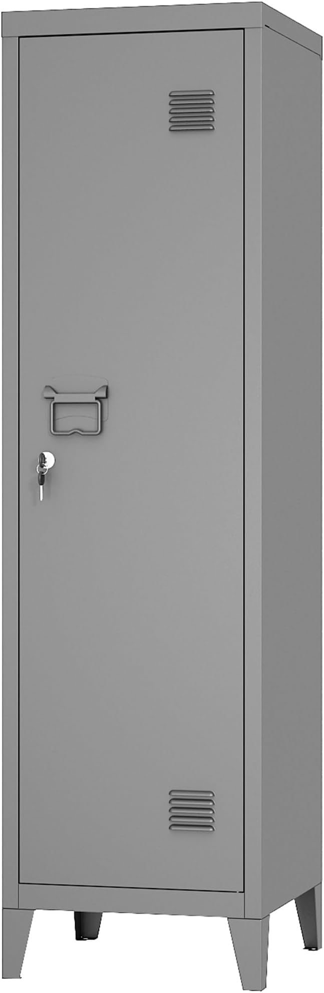MIOCASA Metal Cabinet Home Office Storage Cabinets with Doors and Shelves Lockable File Cabinet Organizer Coat Lockers for Kids