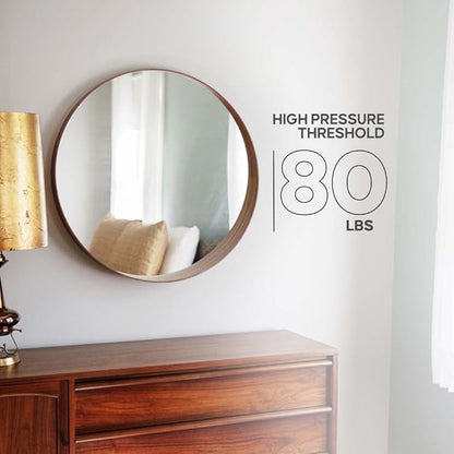 Versatile 12 inch 2 Pairs French Cleat Hanger Heavy Duty - Mirror Mounting Hardware - Aluminium French Cleat Picture Hanger Bracket - Hang with Confidence Using French Cleat (Supports Upto 80 lbs)