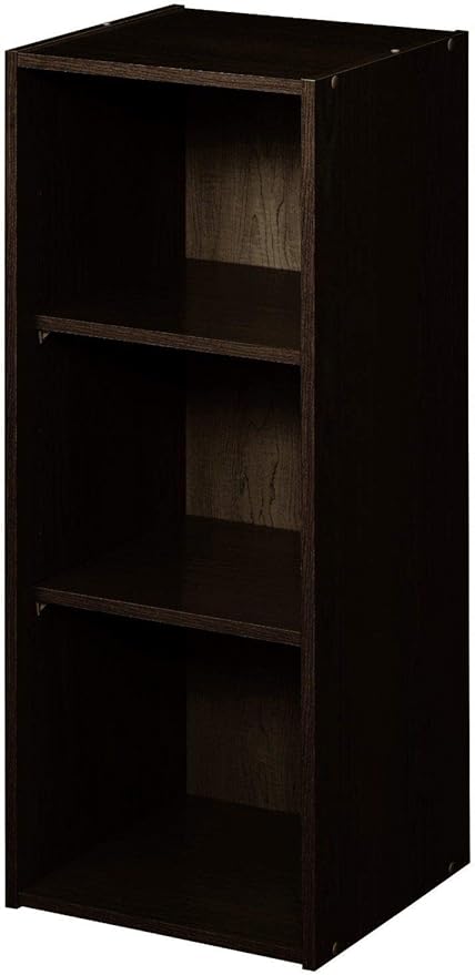 ClosetMaid #8985 Stackable 3-Shelf Organizer, Espresso