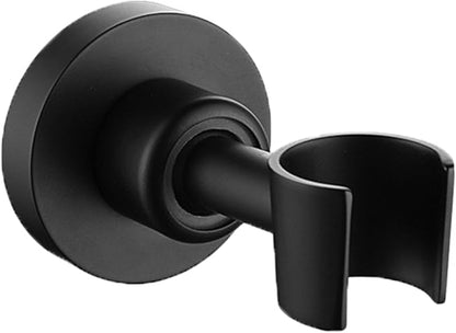 Shower Head Holder All Metal Handheld Shower Wand Bracket Adjustable Handheld Shower Head Holder Wall Mount Shower Wand Bracket Matte Black Finished