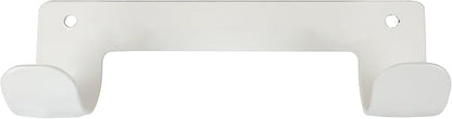 T-Leg & Y-Leg Ironing Board Holder, Powder Coated Storage Rack with White Finish, Lightweight & Space Saving Closet Organizer for Ironing Board, Accessories, & More - (White)