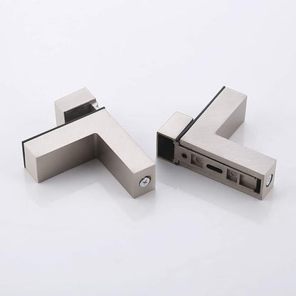 KES Bathroom Shelf, Tempered Glass Shelf 14 Inch 8MM-Thick Wall Mount Rectangular, Brushed Nickel Bracket, BGS3201S35-2
