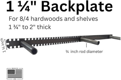 Floating Shelf Brackets - Sheppard Brackets - Easy Install - Heavy Duty (34 inch)