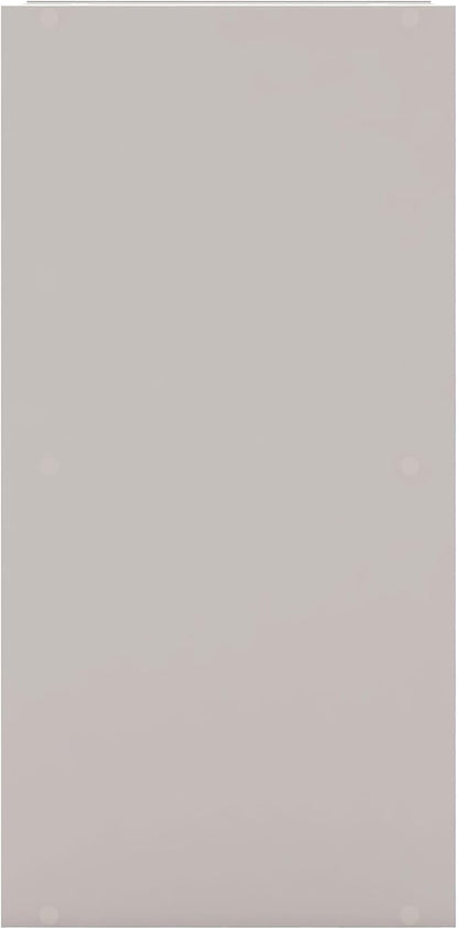 Homes: Inside + Out Apexa 2-Cube Storage Organizer Shelves, Stackable Wood Bookcase Fits Cubby Bins for Organization, Dorm Teen Room Decor & Home Office, Taupe Grey