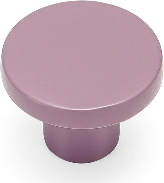 Ravinte 15 Pack Cabinet Knobs Purple Kitchen Cabinet Knobs Round Dresser Drawer Pulls Closet Door Pulls 1-1/5 Inch