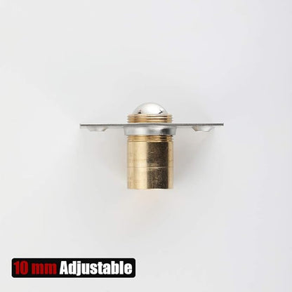 JQK Closet Ball Catch Door Hardware, Stainless Steel Catch Adjustable with Strike Plate, Chrome Finish 4 Pack, HBC100-CH-P4
