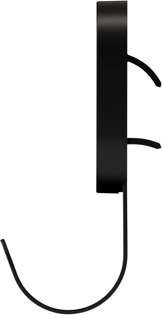 3M CLAW 25 lb. 2 Drywall Black Hooks & 2 Extra Picture Hangers, Heavyweight Hanging Solution for Backpacks, Jackets, Pictures and Room Decor, Cute Wall Hooks - 4 Pack