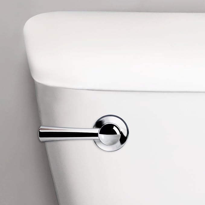 Korky 6054BP StrongARM Tank Lever Universal to Fit Front Angled Side Left and Right Mount Toilets, Chrome, Simple Style