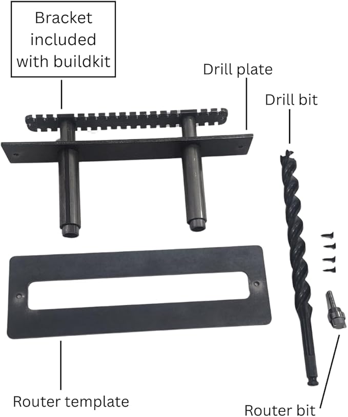 Floating Shelf Brackets - Sheppard Brackets - Easy Install - Heavy Duty (10 inch with Build Kit)