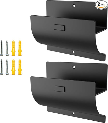 Heavy-Duty Ladder Hanger-Wall Mount Ladder Hooks for Storage-Wheelbarrow Hangers for Garage Wall-2 Pack