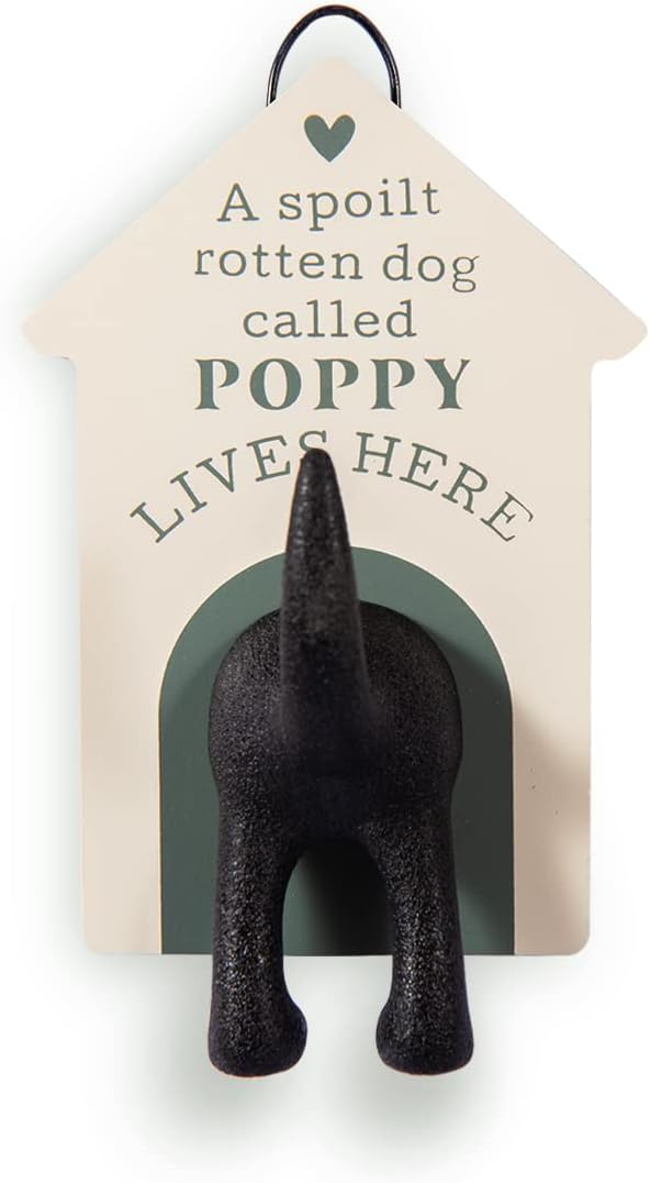 Personalised Dog Lead Hook (Poppy)