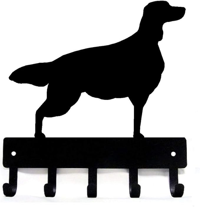Irish Setter - Key Holder & Dog Leash Hanger for Wall - Large 9 inch Wide with 5 Hooks - Made in USA