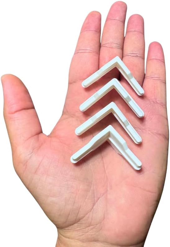 Whalen Post Insert Corner Connector for Shelving Costco (4 PCS) (White)