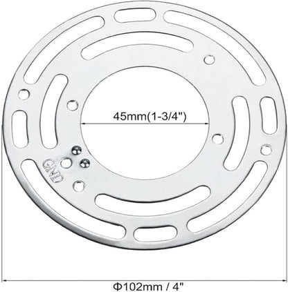 4Inches Universal Light Fixture mounting Bracket, 8 Sets 4" Circle Mounting Bracket for Mount Wall Light, Chandelier