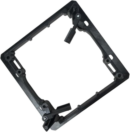 iMBAPrice 2-Gang Low Voltage Mounting Bracket, Drywall Mount for Cable Pass Through Wall Plates, LV2-2 Bracket for Ethernet, HDMI, Speaker & Coax Cables, Non-Metallic, 2 Pack