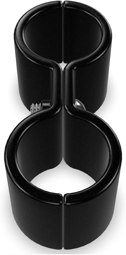 14 Pack! Black Post Clamp – Durable, Secure Connection for Wire Shelving Units, Easy to Install, Space-Saving Solution, Heavy-Duty Support Pack